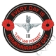 The 3rd Btn Parachute Regiment Remembrance Day Sticker